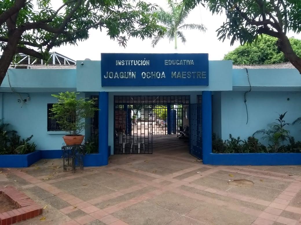 Instalaciones de la Institución Educativa Joaquín Ochoa Maestre en Valledupar, Cesar
